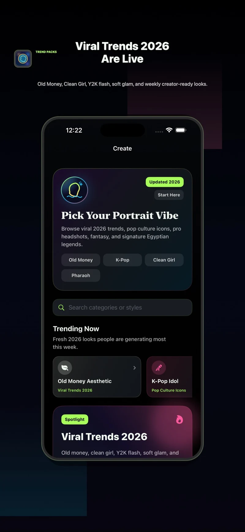 LegendLens AI — Creative style packs